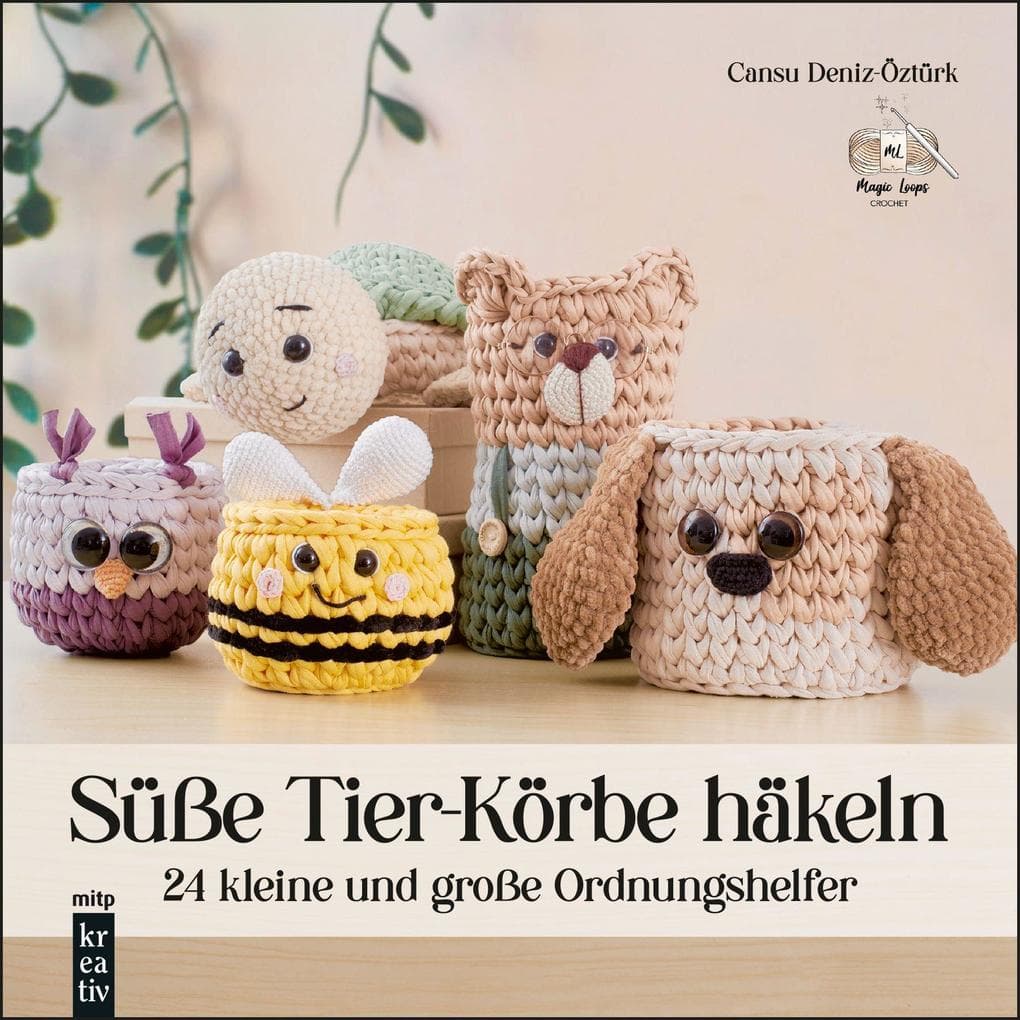 Amigurumi: Süße Tier-Körbe häkeln