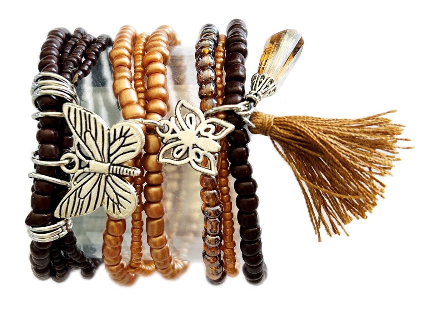 DIY Armband-Set, brauntöne