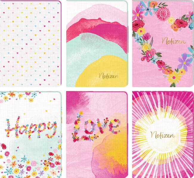 Notizhefte DIN A5 - Love & Happiness