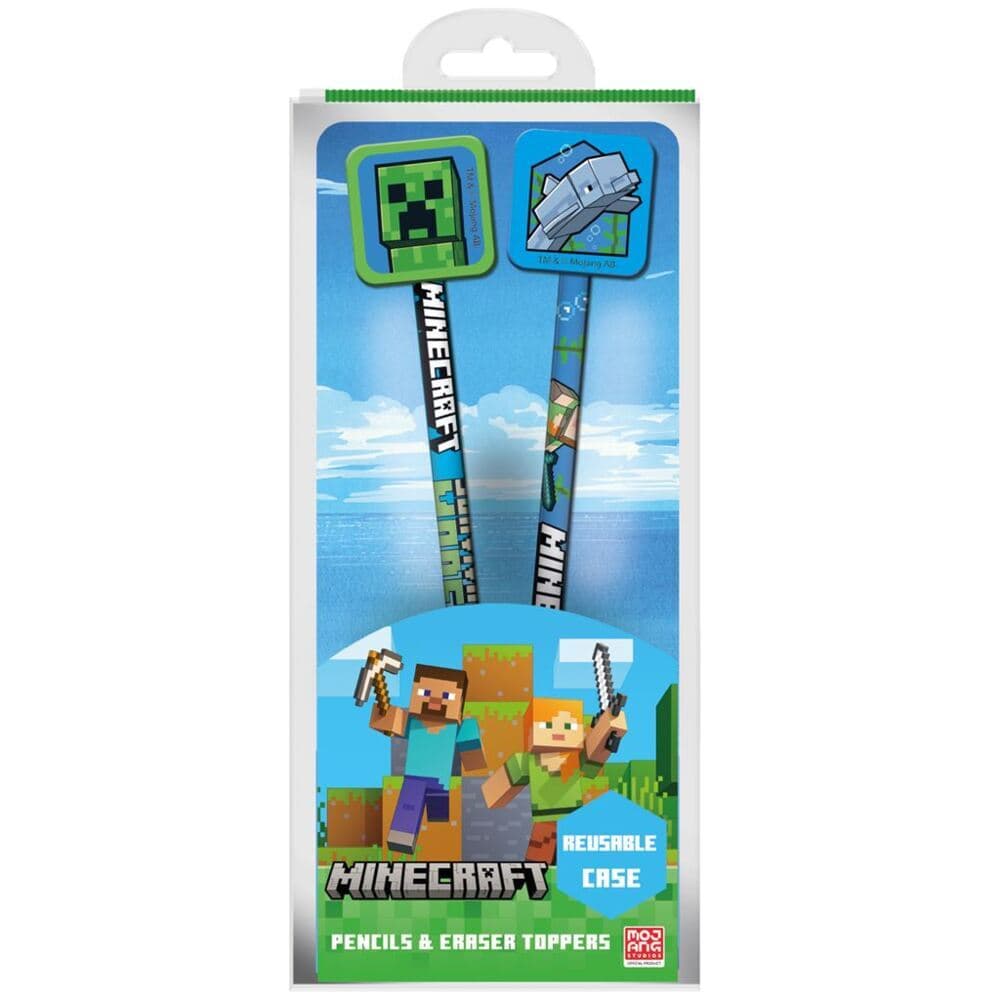 Stift-Set Minecraft (Bleistift Mit Topper)