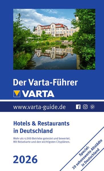 Der Varta-Führer 2026 Hotels & Restaurants in Deutschland