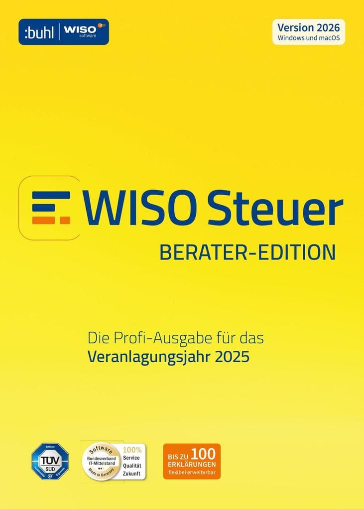 WISO Steuer 2026 Berater