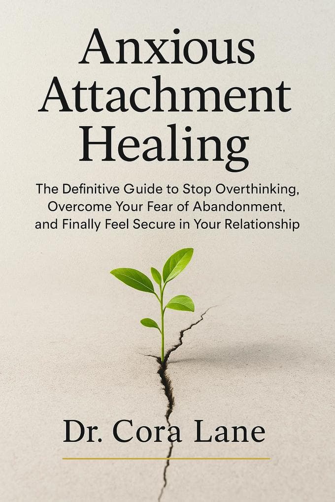 Anxious Attachment Healing: The Definitive Guide to Stop Overthinking, Overcome Your Fear of Abandonment, and Finally Feel Secure in Your Relationship
