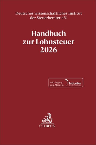Handbuch zur Lohnsteuer 2026. LSt 2026