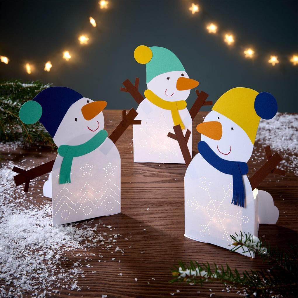 Bastelset - Erstes Prickeln Schneemann
