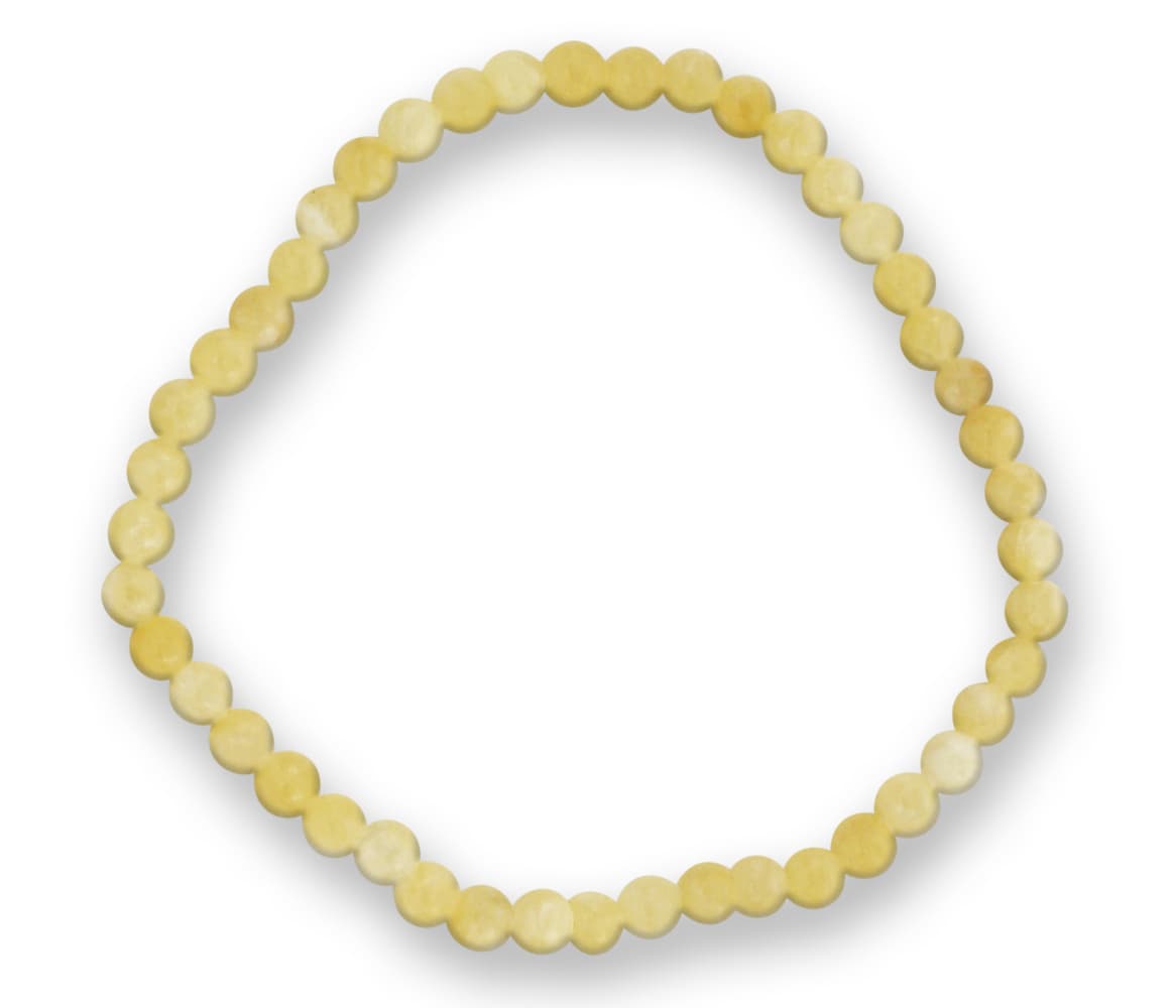 Orangencalcit Edelsteinarmband 3-4mm, J748-14