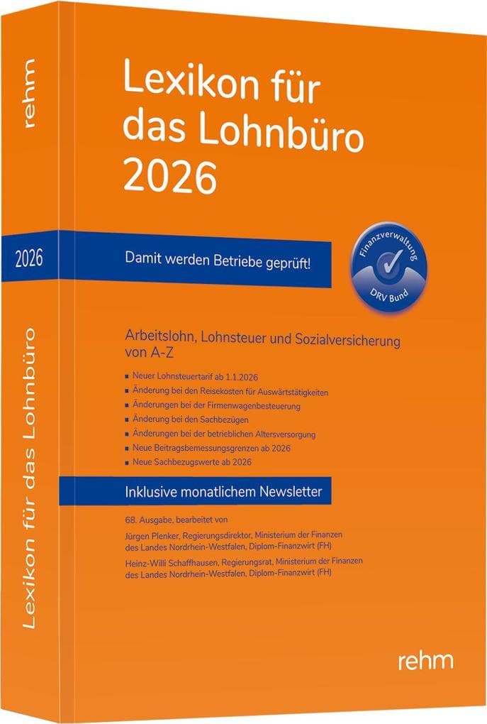 Lexikon für das Lohnbüro 2026