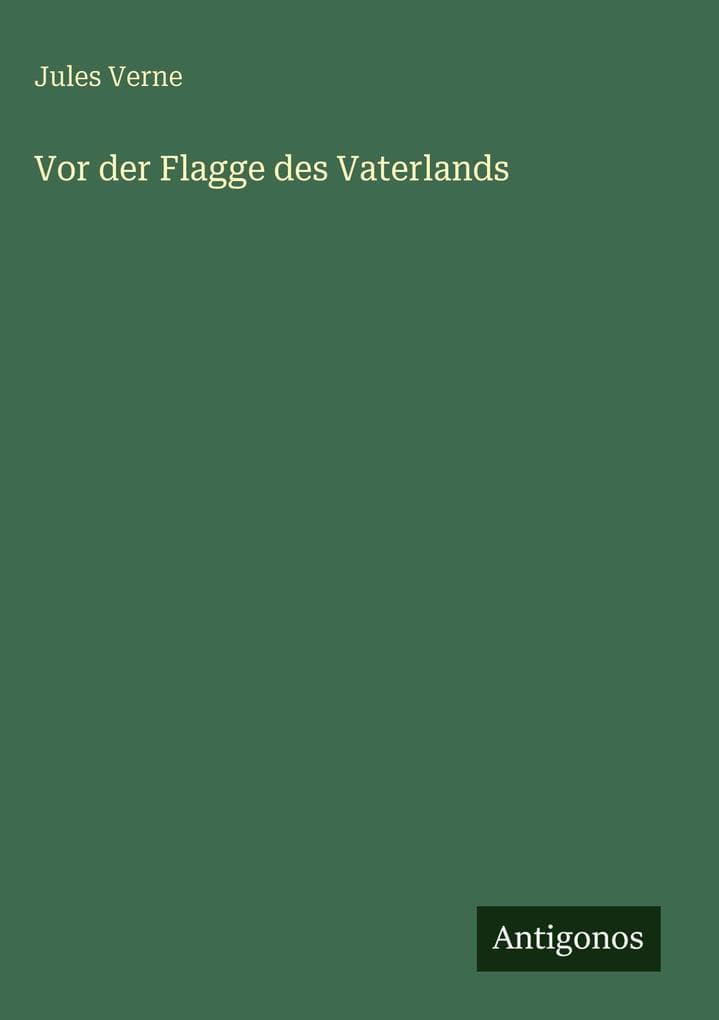 Vor der Flagge des Vaterlands