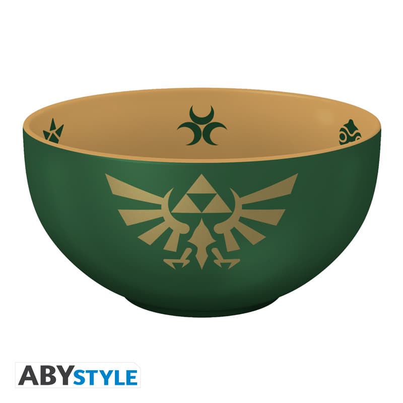 THE LEGEND OF ZELDA - Bowl - 600 ml -"Hylian Crest"-Cardboard box
