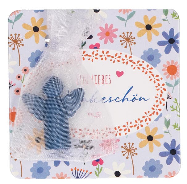 Engelfigur aus Metall 3 x 2,5 cm