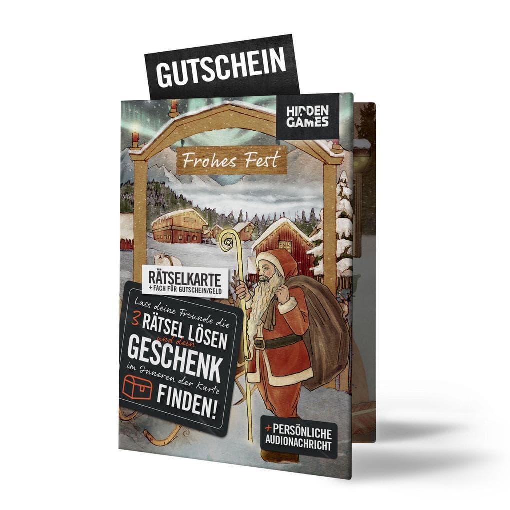 Hidden Games: Rätselhafte Weihnachten Rätselkarte