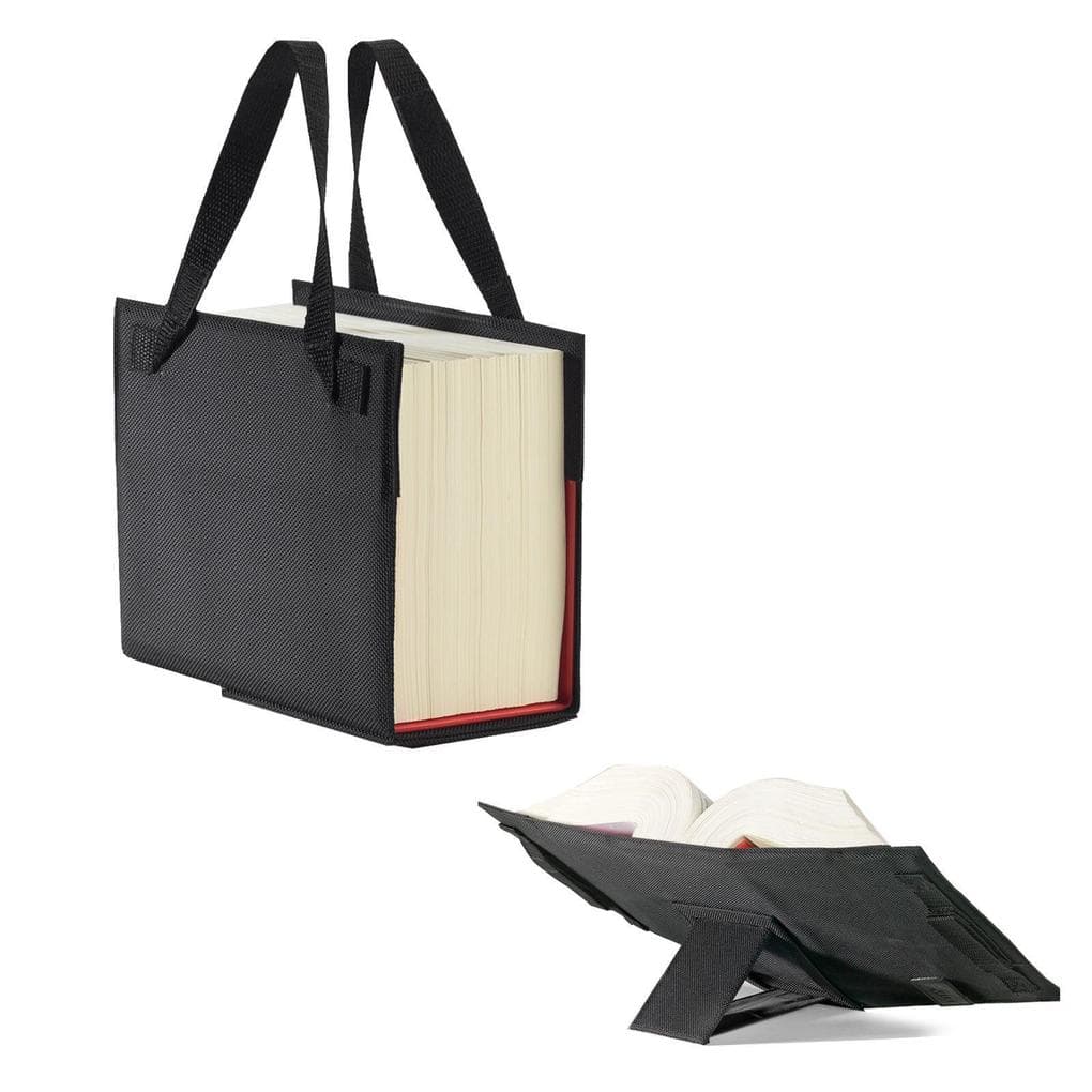 LexSKIN Einband in Gr. L (Sartorius) in Onyx-Schwarz mit ausklappbarer Buchstütze