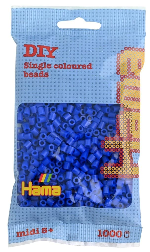 Hama - Perlenbeutel 1000 Stück blau
