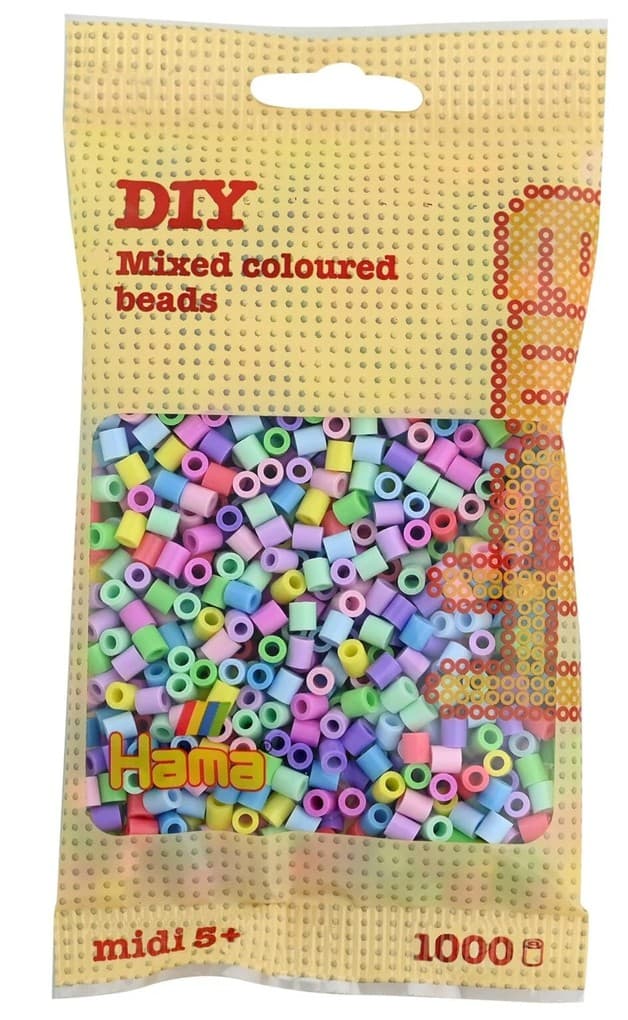 Hama - Perlen, pastell gemischt, 1000 Stück
